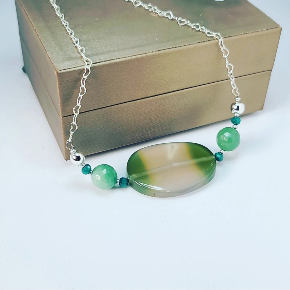 Green Agate necklace